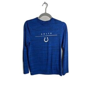 Indianapolis Colts Nike Dri-Fit On Field Pre Game Long Sleeve Shirt Youth L
